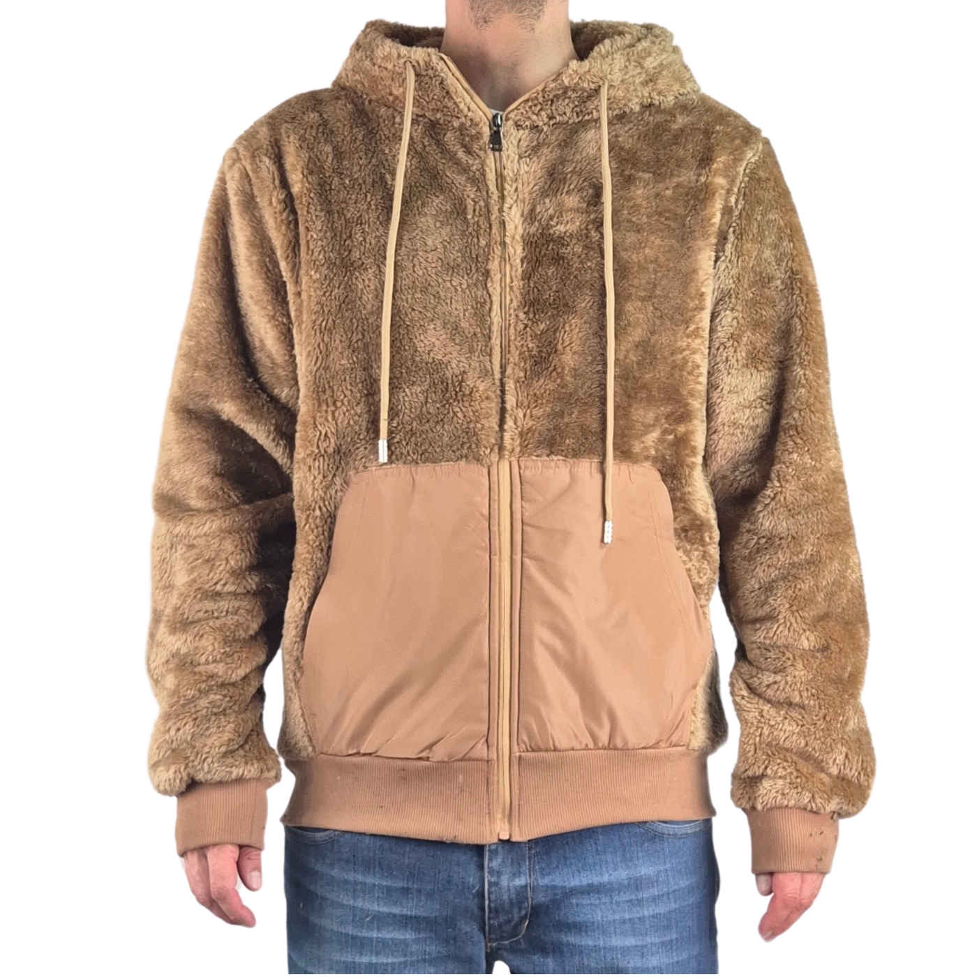 POLERÓN PELUDO HOMBRE PREMIUM CON CIERRE 0255 - 1