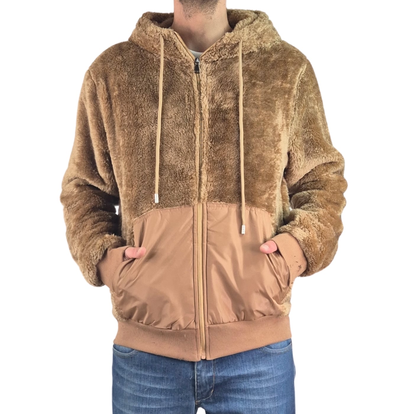 POLERÓN PELUDO HOMBRE PREMIUM CON CIERRE 0255 - 2