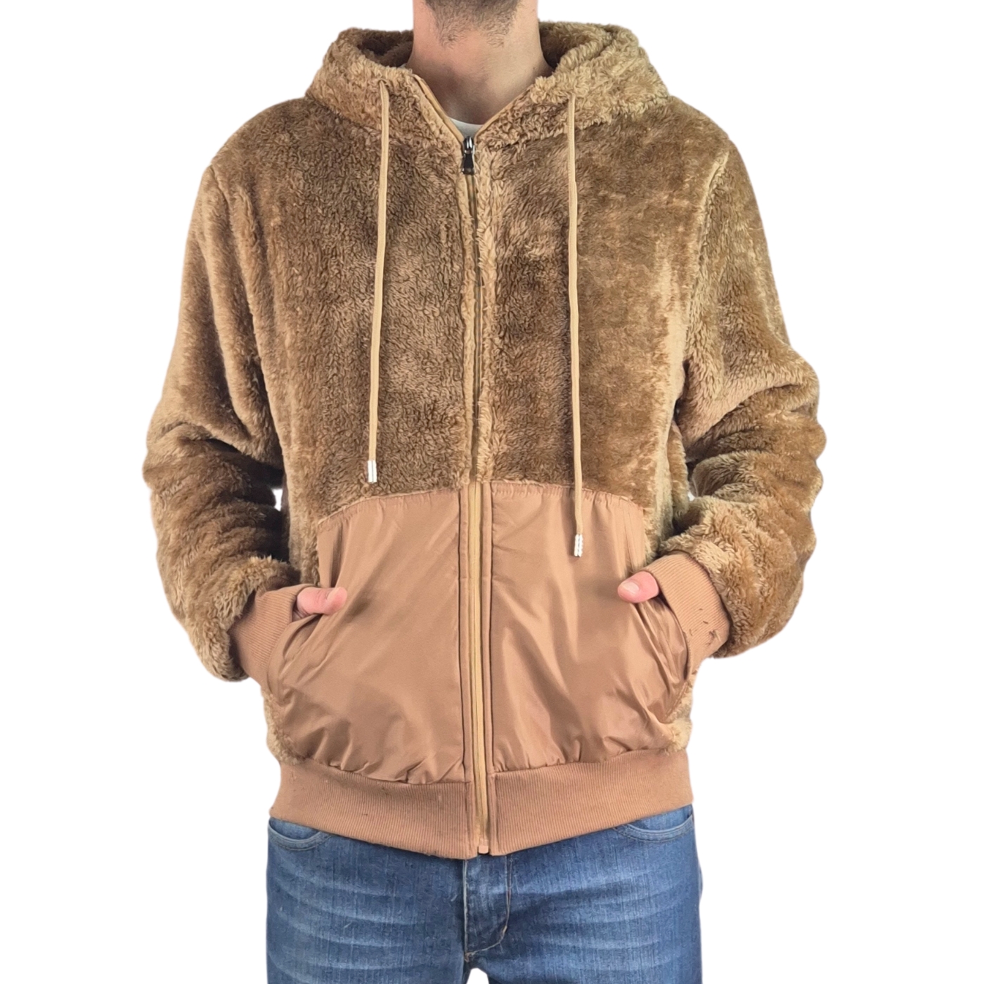 POLERÓN PELUDO HOMBRE PREMIUM CON CIERRE 0255 - 2