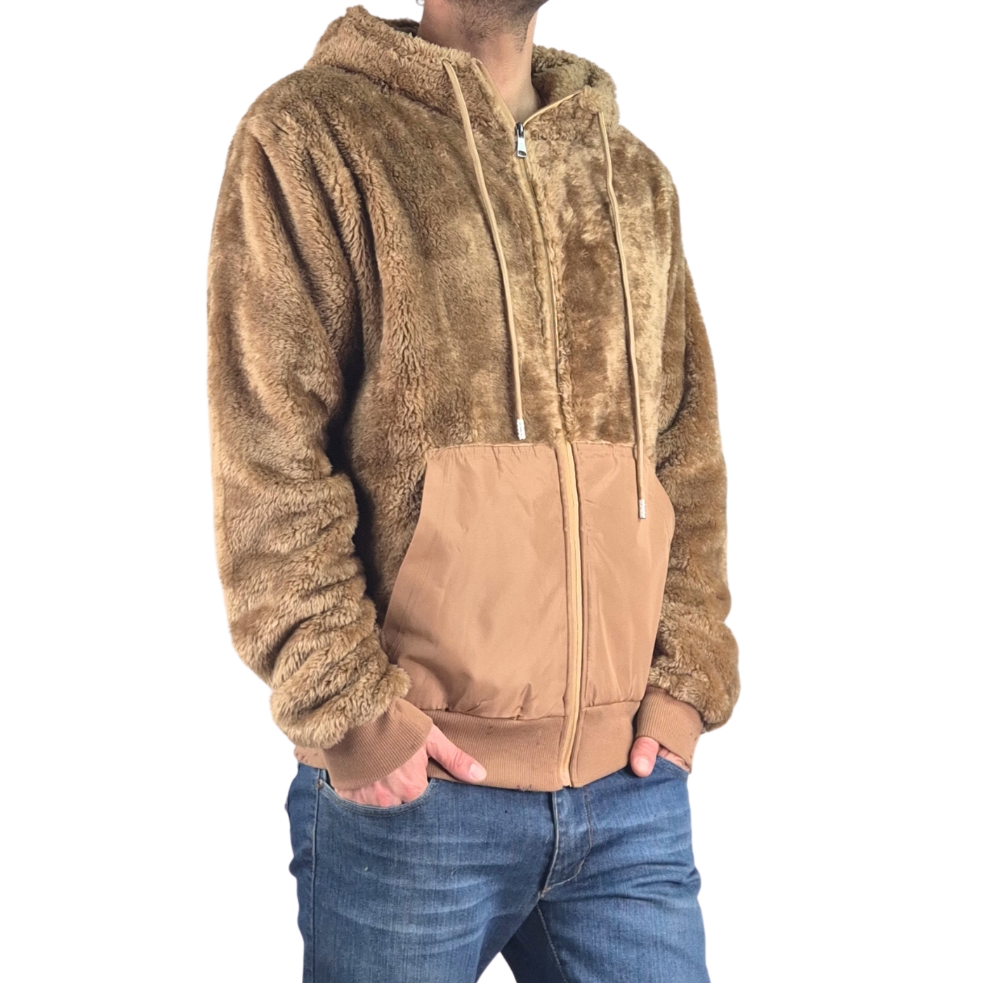 POLERÓN PELUDO HOMBRE PREMIUM CON CIERRE 0255 - 3
