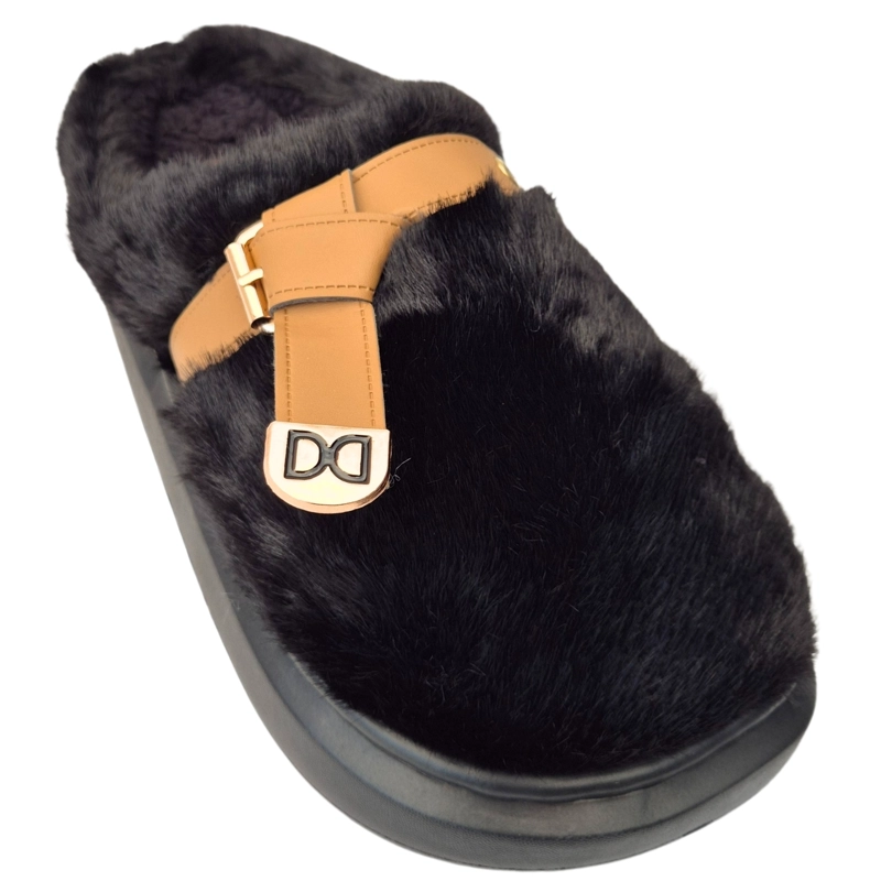 PANTUFLAS MUJER APLICACION CINTURON SUELA CONFORTABLE 2024-18 - 1