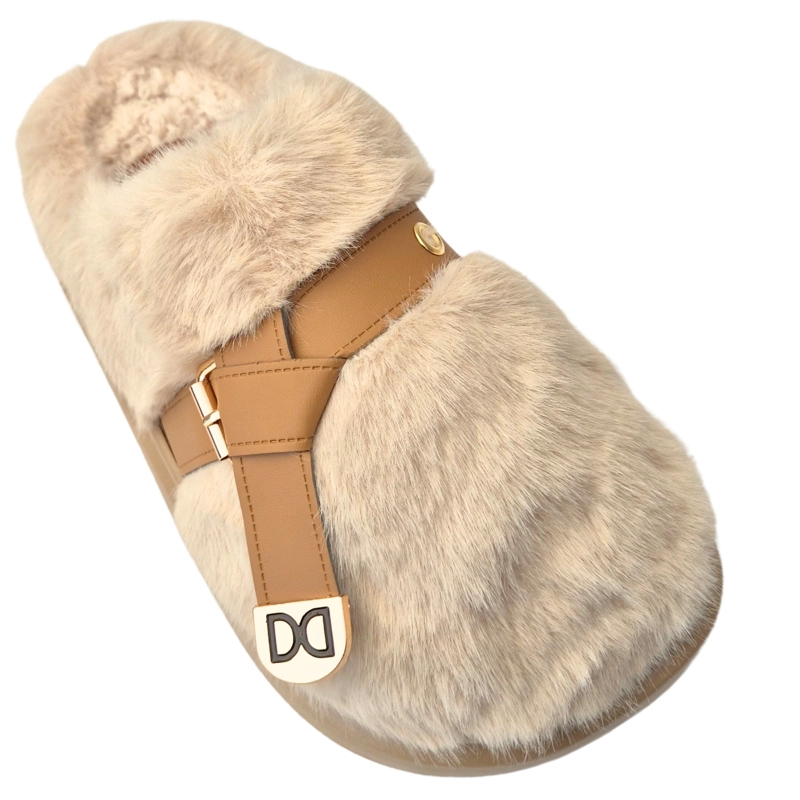 PANTUFLAS MUJER APLICACION CINTURON SUELA CONFORTABLE 2024-18 - 1