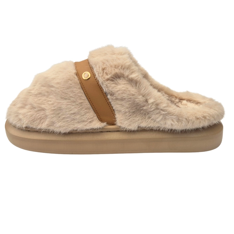 PANTUFLAS MUJER APLICACION CINTURON SUELA CONFORTABLE 2024-18 - 2