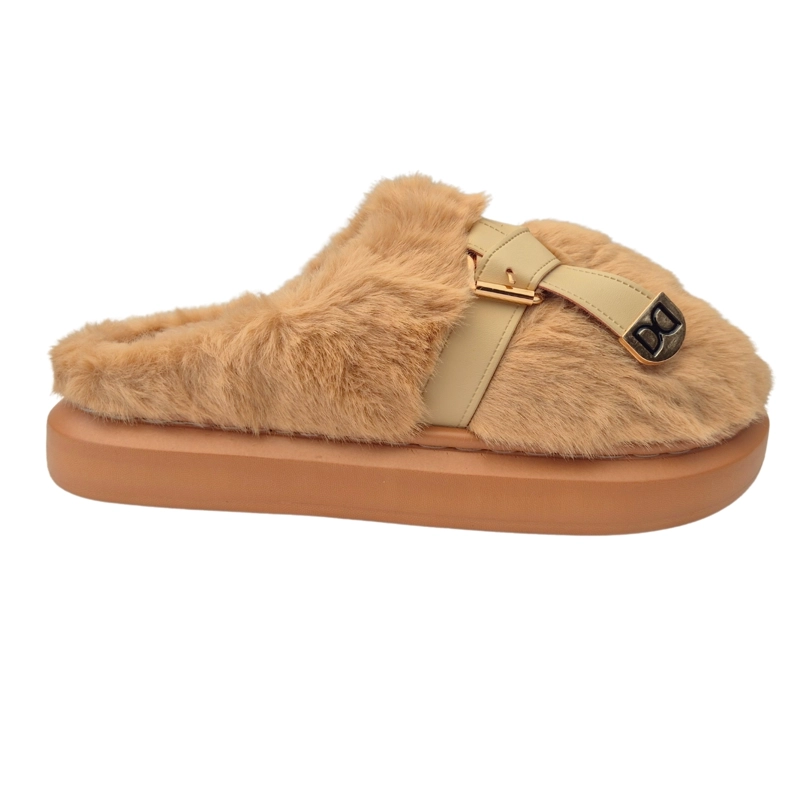 PANTUFLAS MUJER APLICACION CINTURON SUELA CONFORTABLE 2024-18 - 2