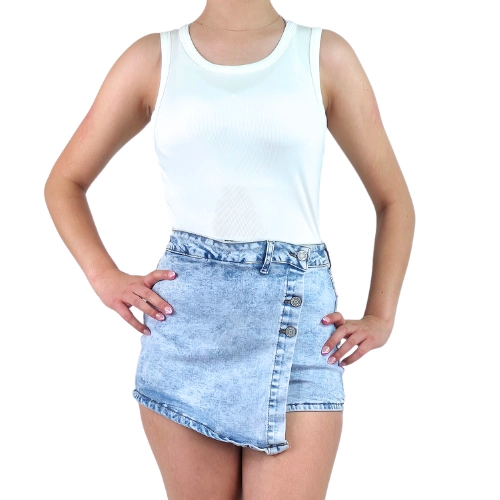 BODY MUJER ACANALADO MODELO MUSCULOSA 068 - 2