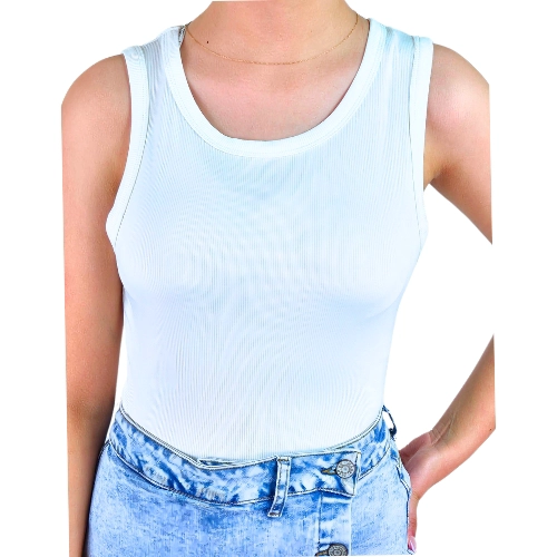 BODY MUJER ACANALADO MODELO MUSCULOSA 068 - 3
