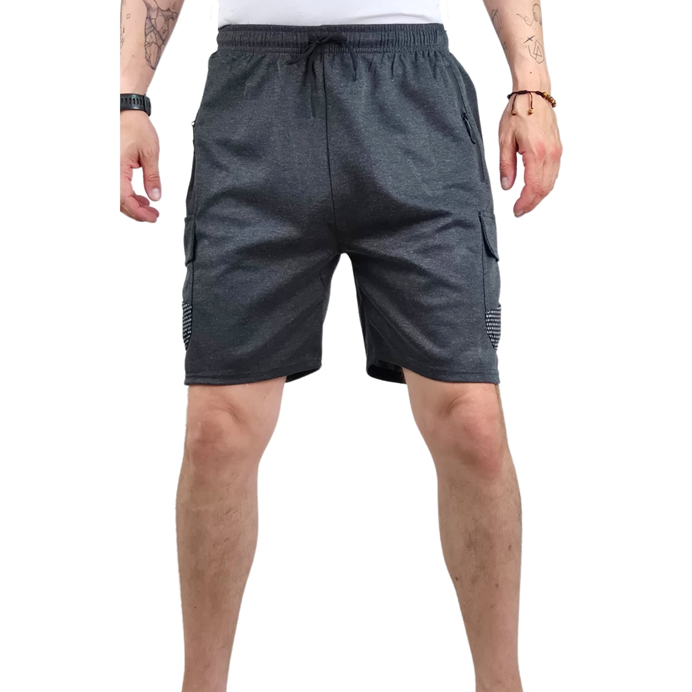 SHORT DEPORTIVO CARGO HOMBRE BOLSILLOS CIERRE 7006 - 1