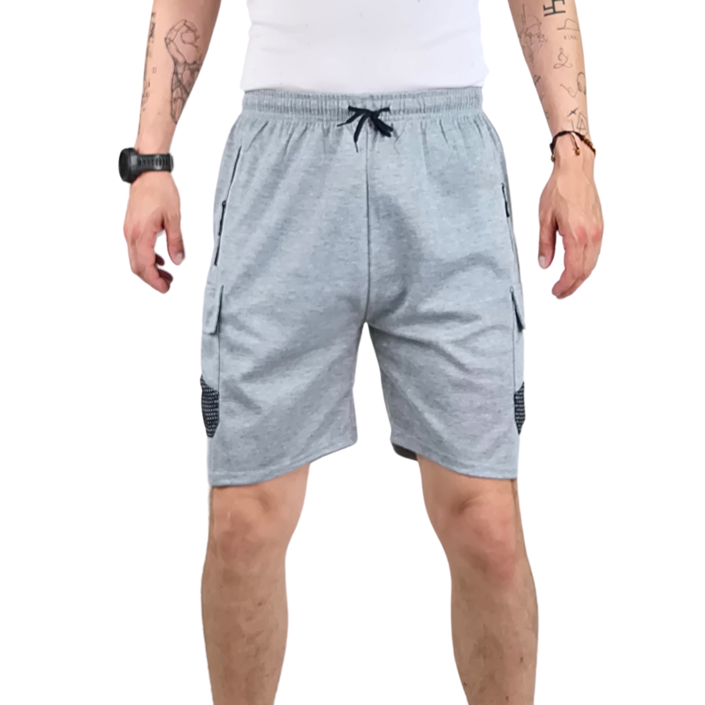SHORT DEPORTIVO CARGO HOMBRE BOLSILLOS CIERRE 7006 - 2
