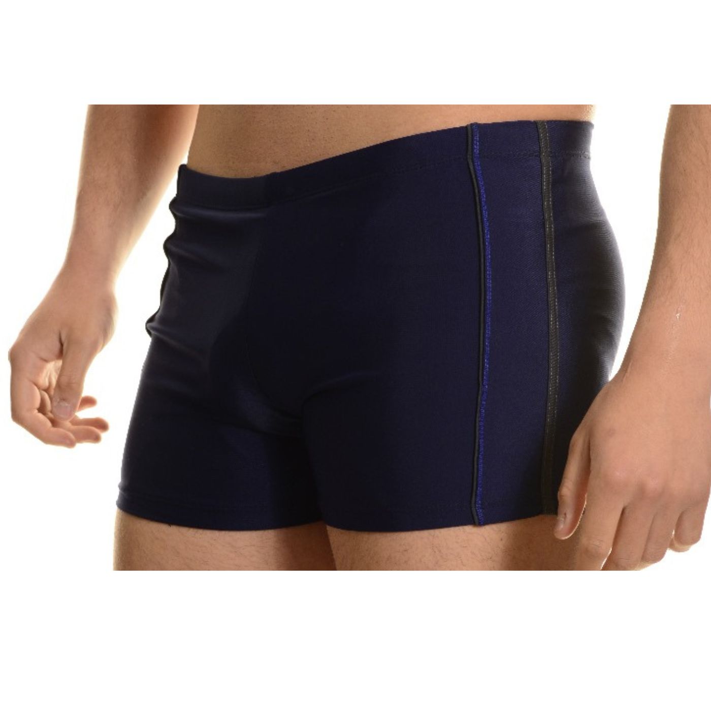 TRAJE DE BAÑO LYCRA HOMBRE DEPORTIVO NATACION AJUSTADO BRASIL 8336 - 2
