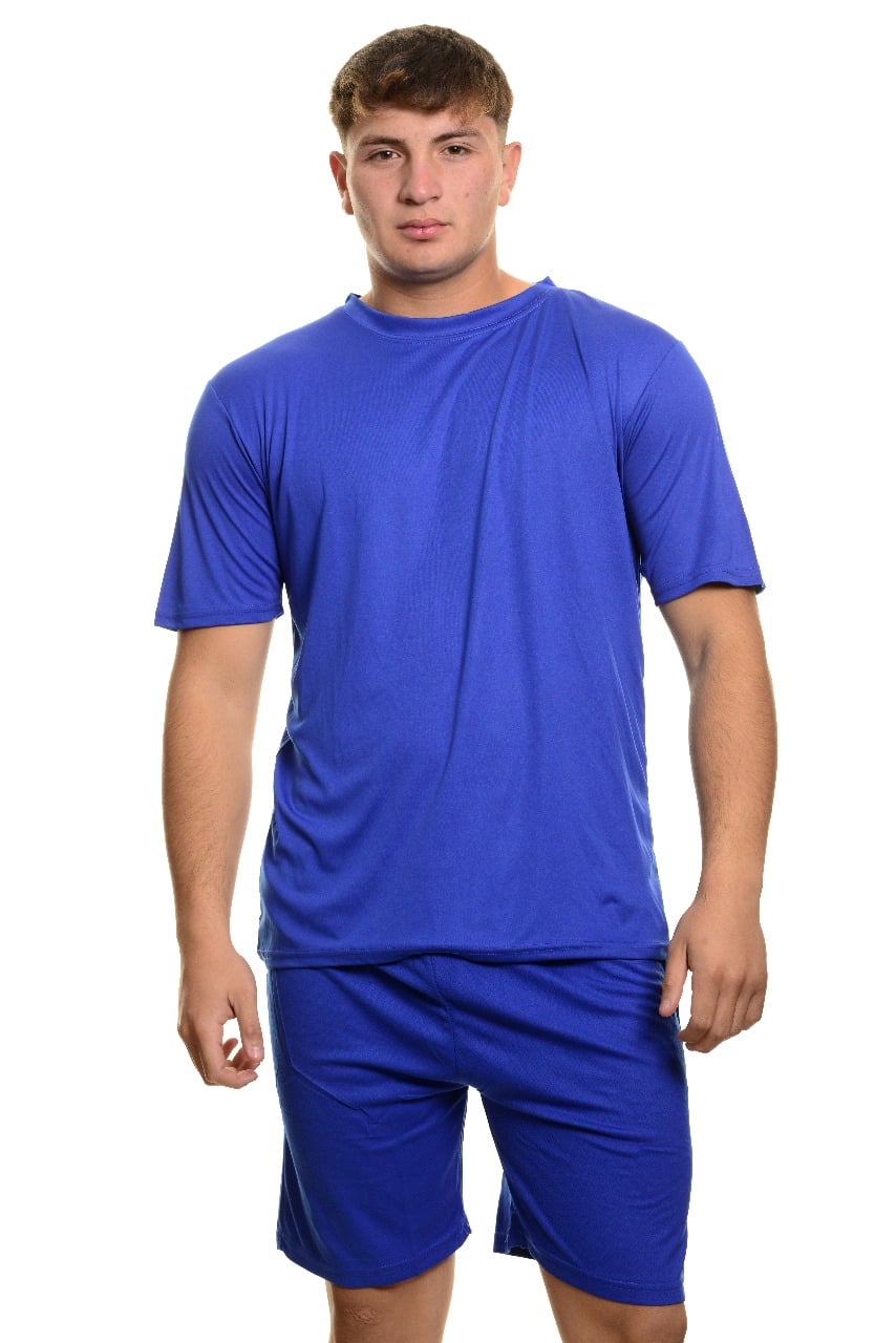 CONJUNTO DEPORTIVO HOMBRE EQUIPOS SHORT Y POLERA COLORES 7527 - 1