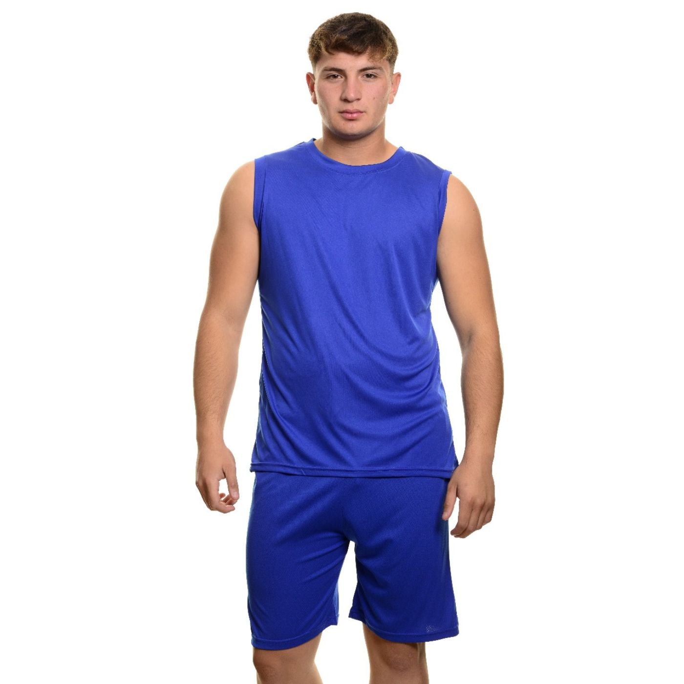 CONJUNTO DEPORTIVO HOMBRE EQUIPOS SHORT Y POLERA MUSCULOSA 7529 - 1