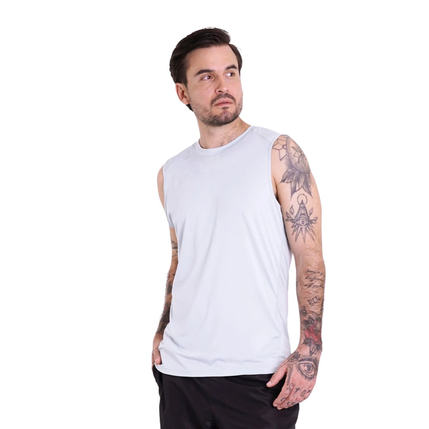 CONJUNTO DEPORTIVO HOMBRE EQUIPOS SHORT Y POLERA MUSCULOSA 7529 - 2