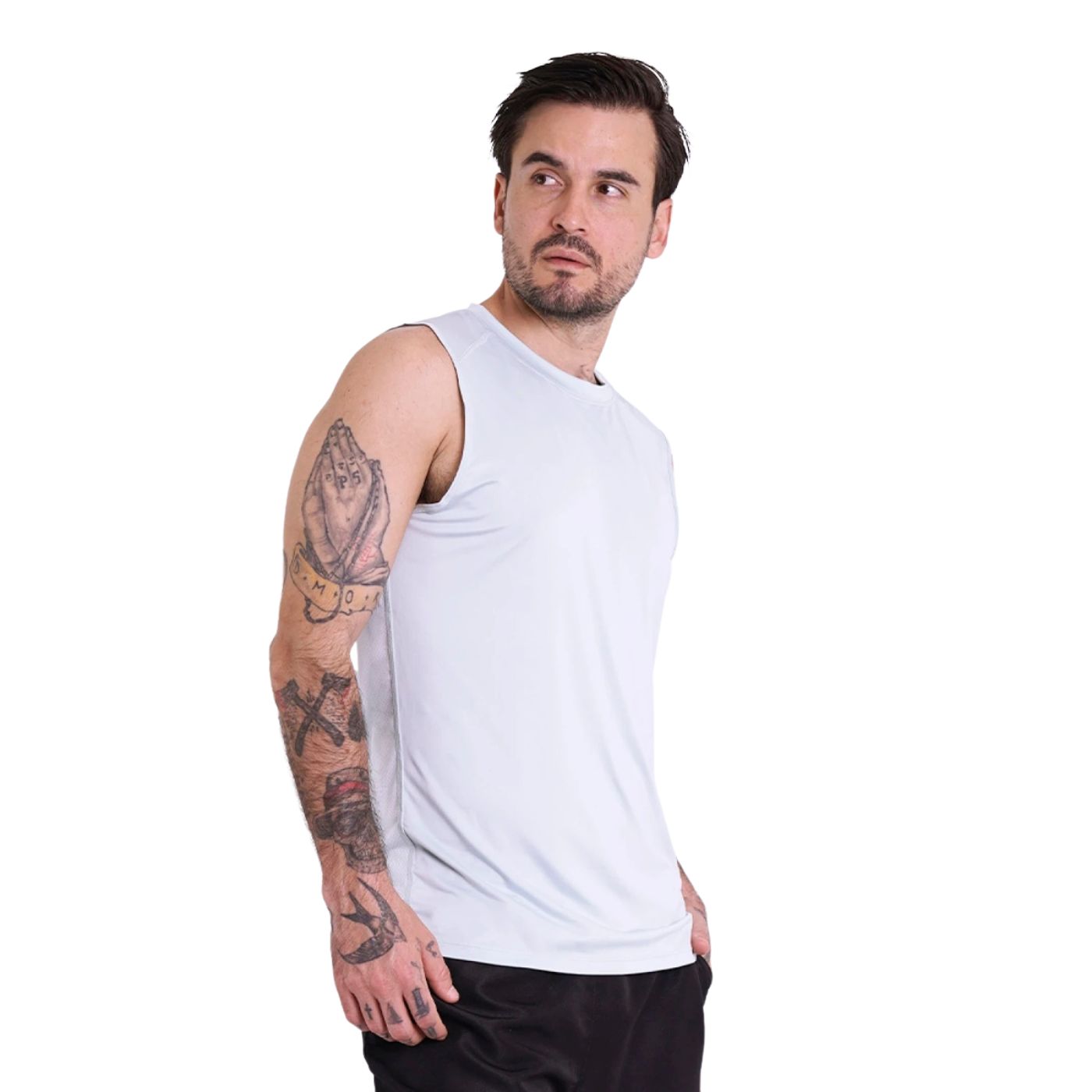 CONJUNTO DEPORTIVO HOMBRE EQUIPOS SHORT Y POLERA MUSCULOSA 7529 - 4