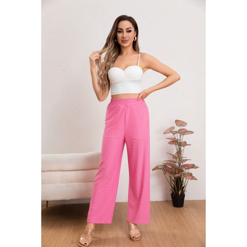 PANTALON PLAYERO MUJER BRODERIE JUVENIL VERANO 5004 Rosa L-XL