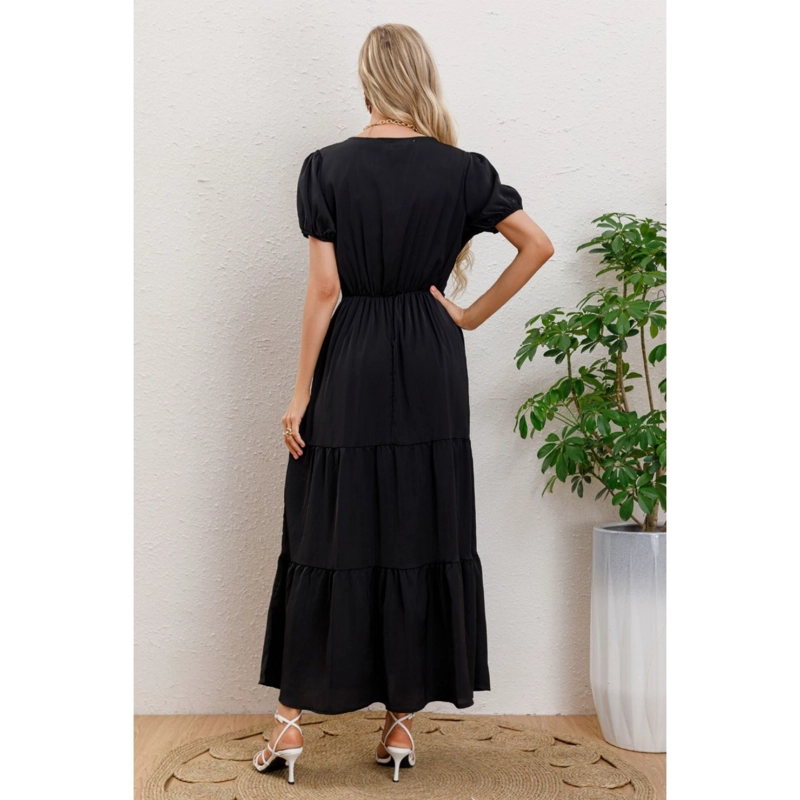 MAXI VESTIDO LARGO PRIMAVERA MUJER CASUAL EVENTOS CINTURON 3333 - 3