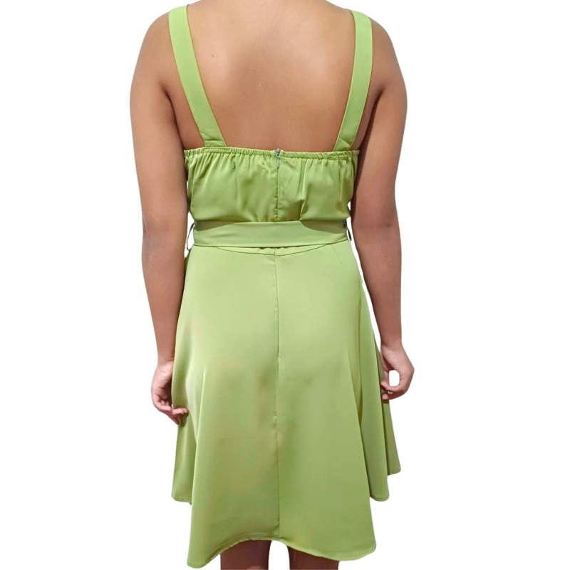 VESTIDO CORTO MUJER VERANO PABILOS CON CINTURON 868 - 4