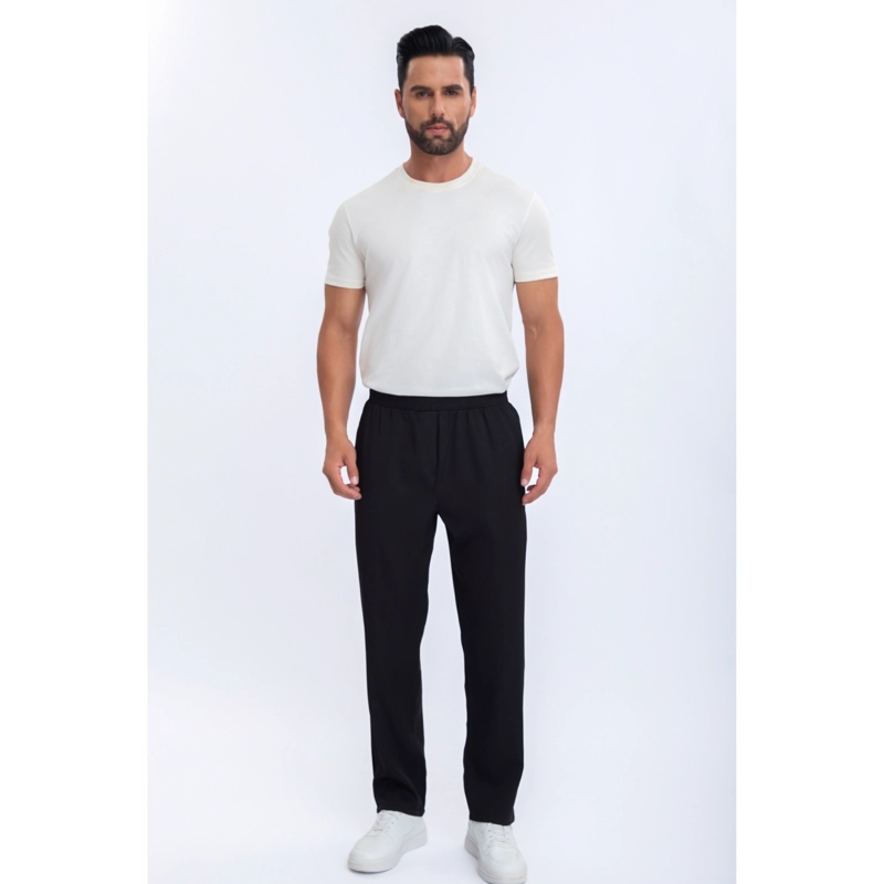 PANTALON HOMBRE RECTO SEMI CASUAL PRIMAVERA VERANO LISO 7122 - 2