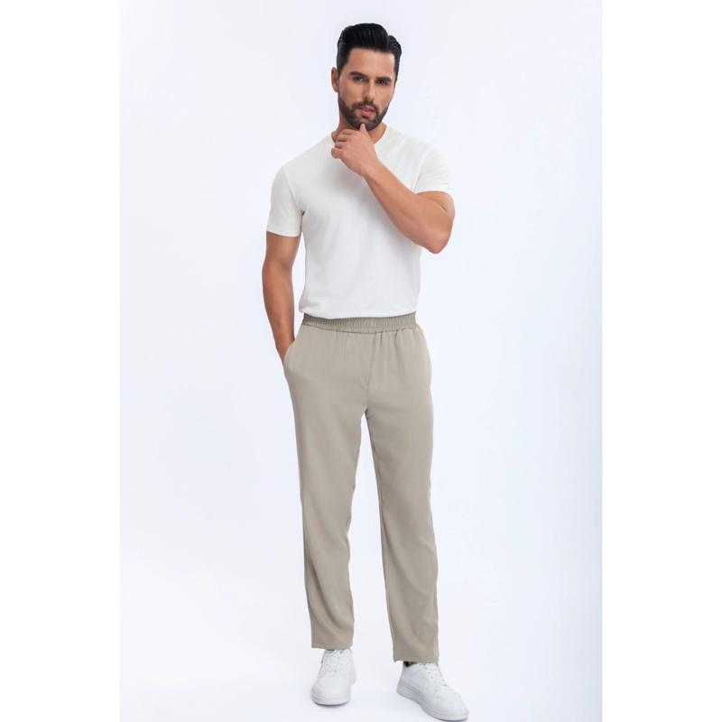 PANTALON HOMBRE RECTO SEMI CASUAL PRIMAVERA VERANO LISO 7122 - 2