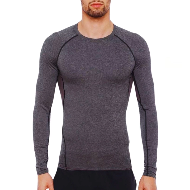 CAMISETA PRIMERA CAPA MANGA LARGA DEPORTIVA FORRO POLAR 033 - 2