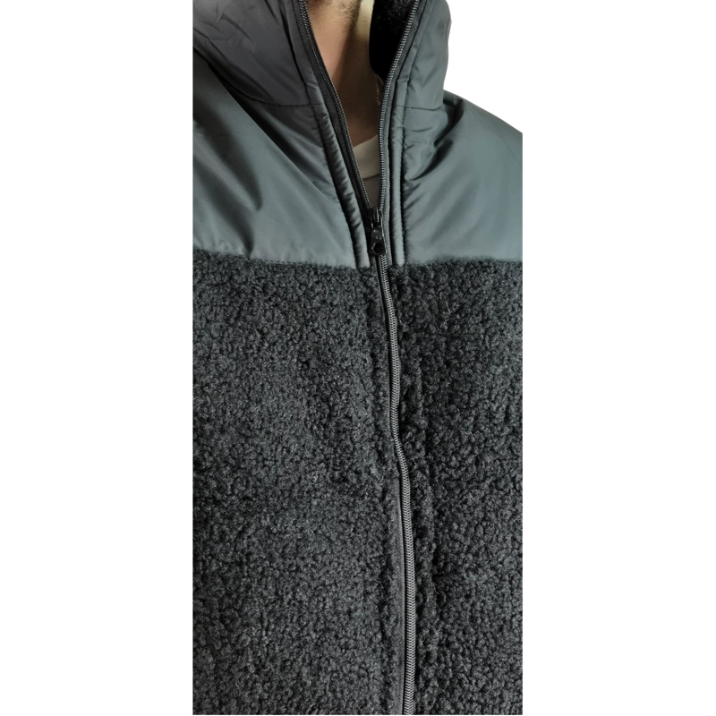 CHAQUETA TEDDY HOMBRE TIPO CORDERITO GRUESA BOLSILLOS 602 - 4