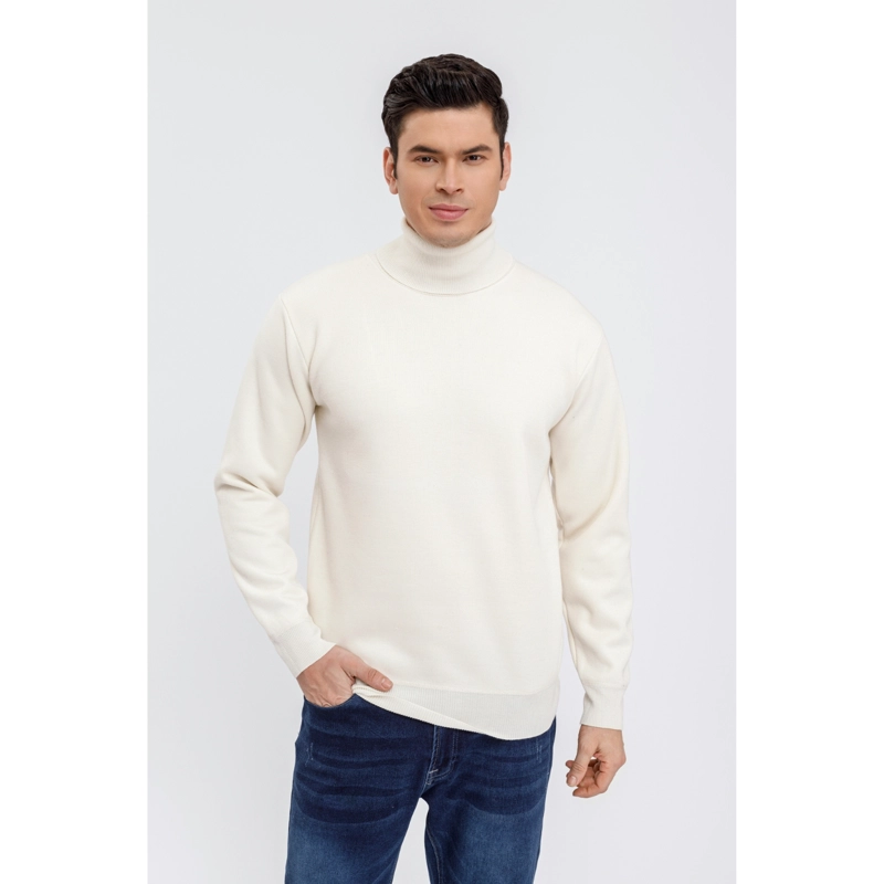 SWEATER TEJIDO FRISADO HOMBRE CUELLO SUBIDO EXCELENTE CALIDAD 7191 - 1
