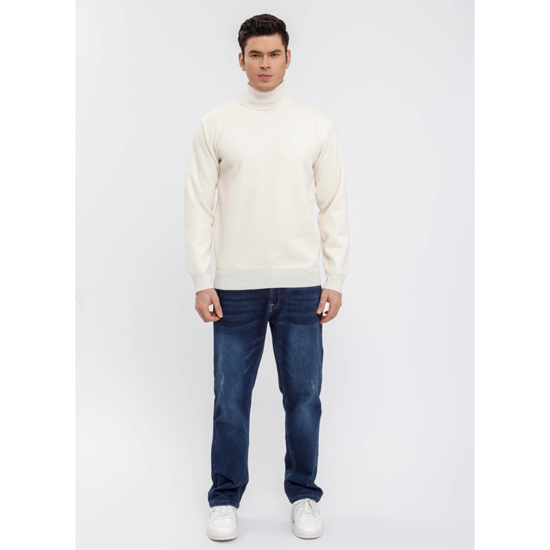 SWEATER TEJIDO FRISADO HOMBRE CUELLO SUBIDO EXCELENTE CALIDAD 7191 - 3