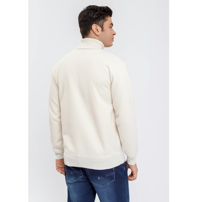 SWEATER TEJIDO FRISADO HOMBRE CUELLO SUBIDO EXCELENTE CALIDAD 7191 - 4