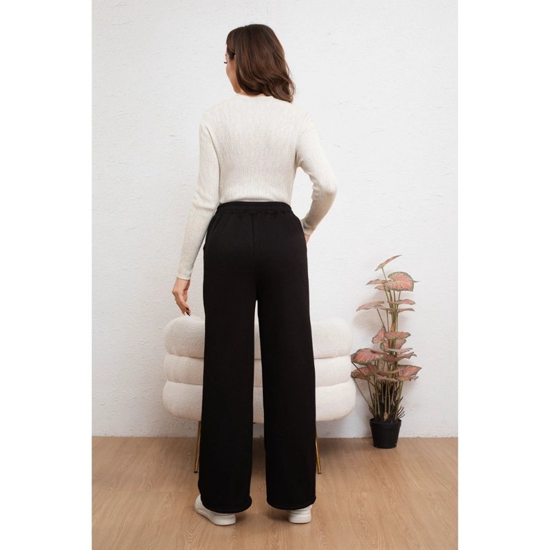 PANTALON MUJER ANCHO WIDE LEG FORRO PIEL TE RMICO PREMIUM 7124 - 3