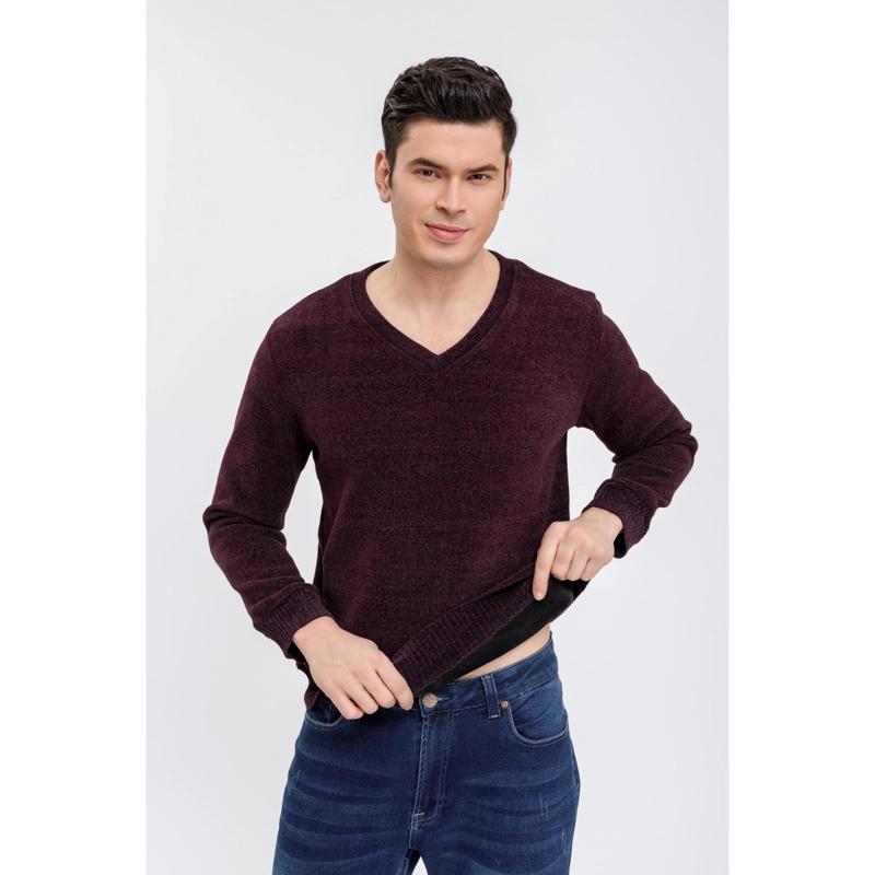 SWEATER FRISADO HOMBRE CUELLO V EXCELENTE CALIDAD TELA CHENILLE 01 - 2