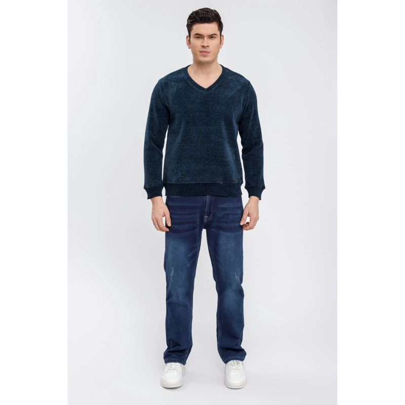 SWEATER FRISADO HOMBRE CUELLO V EXCELENTE CALIDAD TELA CHENILLE 01 - 3