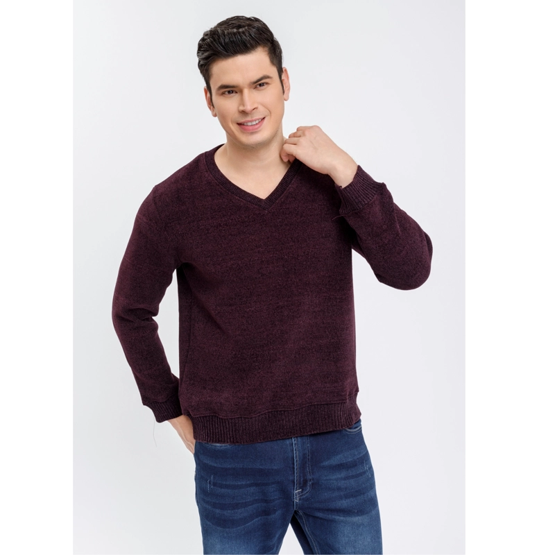 SWEATER FRISADO HOMBRE CUELLO V EXCELENTE CALIDAD TELA CHENILLE 01 - 3