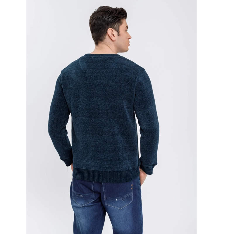 SWEATER FRISADO HOMBRE CUELLO V EXCELENTE CALIDAD TELA CHENILLE 01 - 4