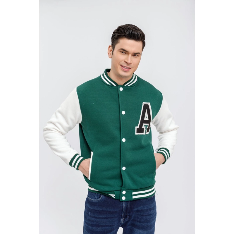 CHAQUETA UNIVERSITARIA HOMBRE GRUESA FORRO PIEL BOLSILLOS 7579 - 1