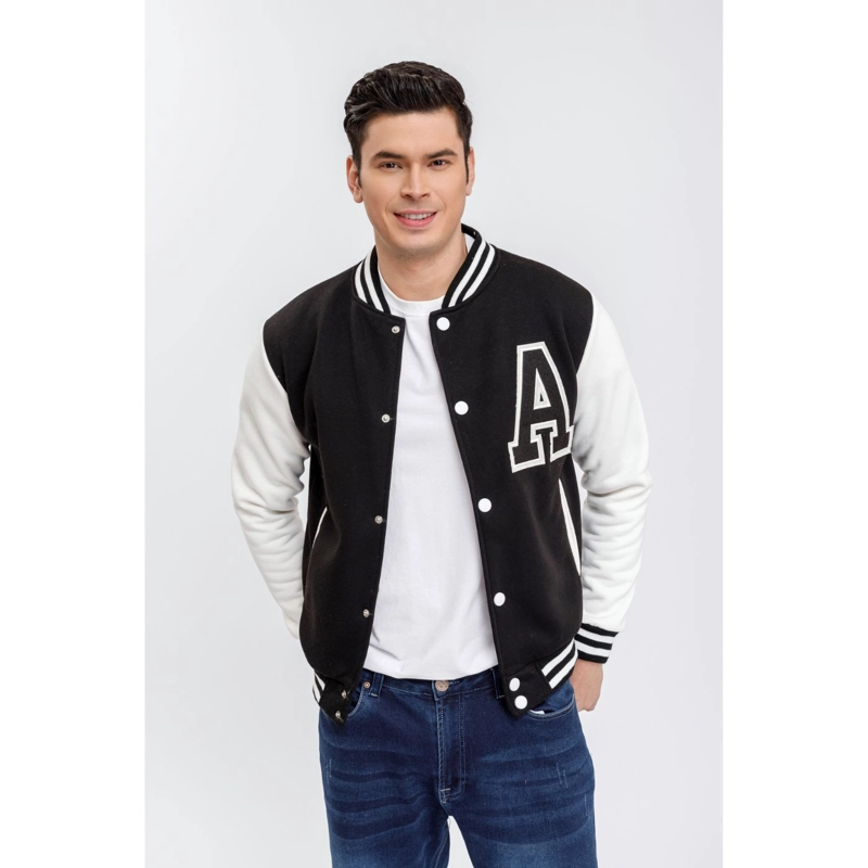 CHAQUETA UNIVERSITARIA HOMBRE GRUESA FORRO PIEL BOLSILLOS 7579 - 2