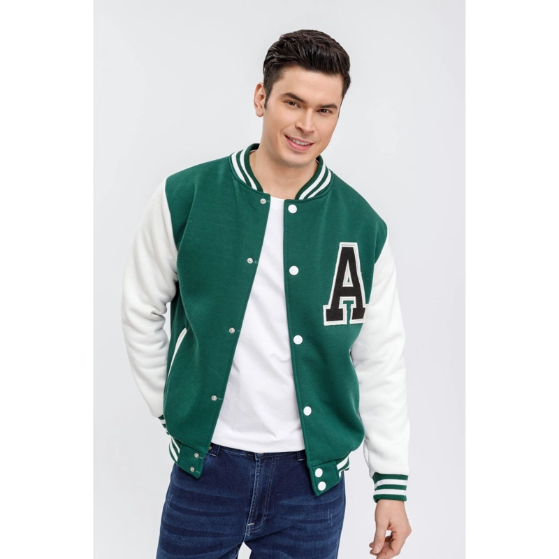 CHAQUETA UNIVERSITARIA HOMBRE GRUESA FORRO PIEL BOLSILLOS 7579 - 2