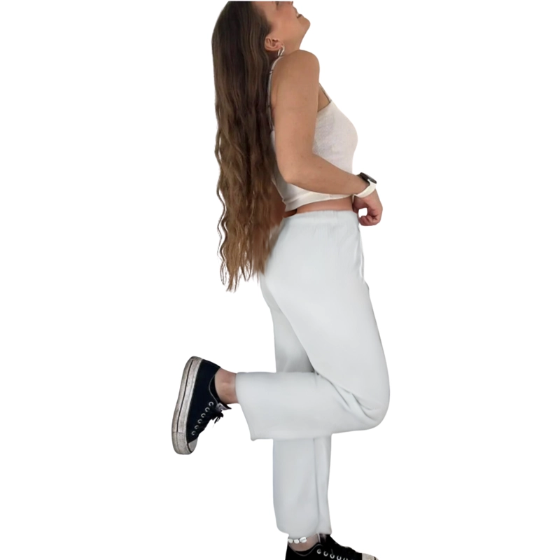 PANTALON RECTO MUJER COTELE  PIERNA ANCHA OTOÑO INVIERNO 786 - 2