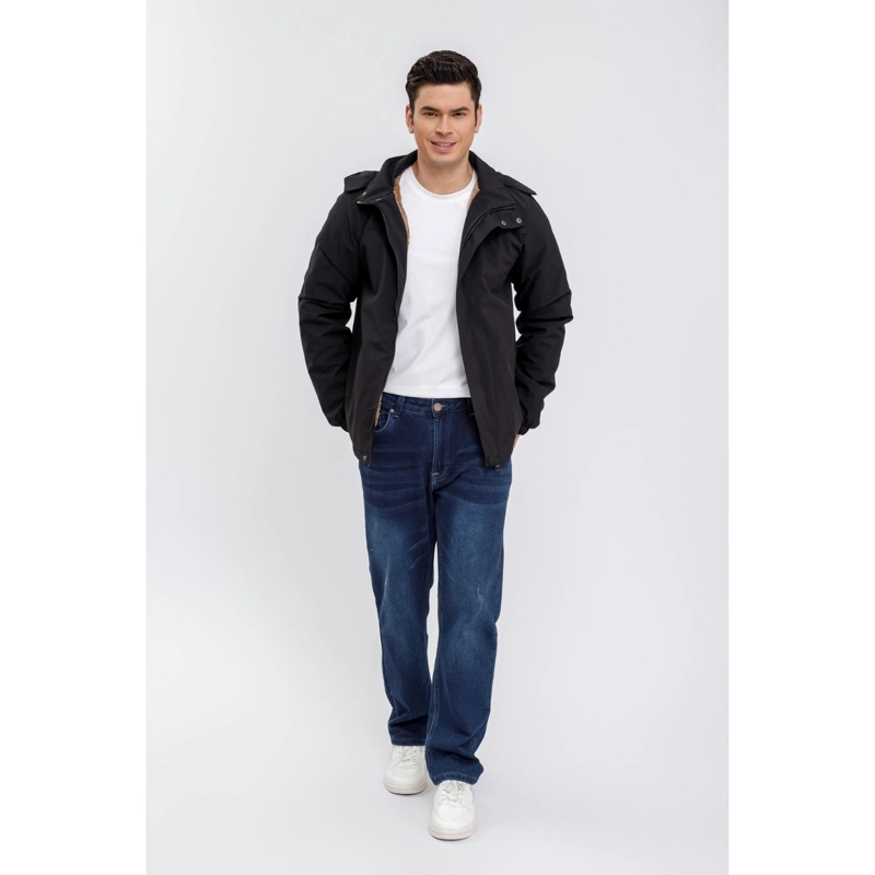 CHAQUETA IMPERMEABLE HOMBRE FORRO INTERIOR PIEL CAPUCHA 0002 - 4