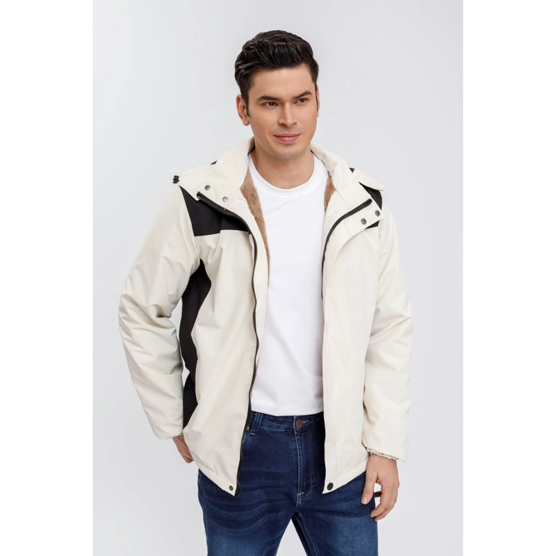CHAQUETA IMPERMEABLE HOMBRE FORRO INTERIOR PIEL CAPUCHA 0002 - 4