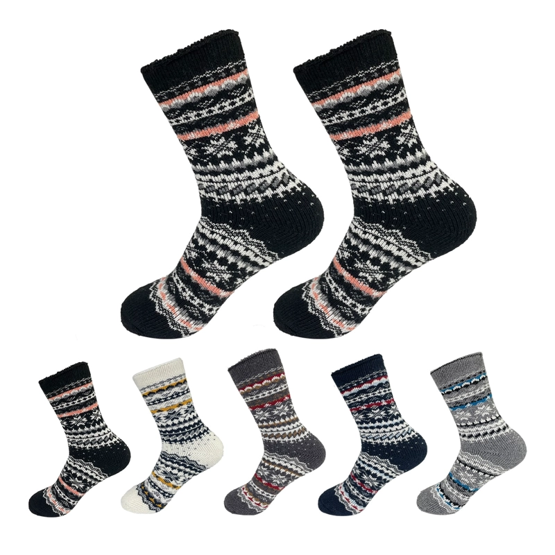 PACK 3 PARES CALCETA GRUESA UNISEX INVIERNO DISEÑOS 3563 - 1