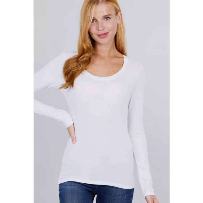 CAMISETA MUJER ELASTICADA MANGA LARGA INTERIOR POLAR 5523 - 1
