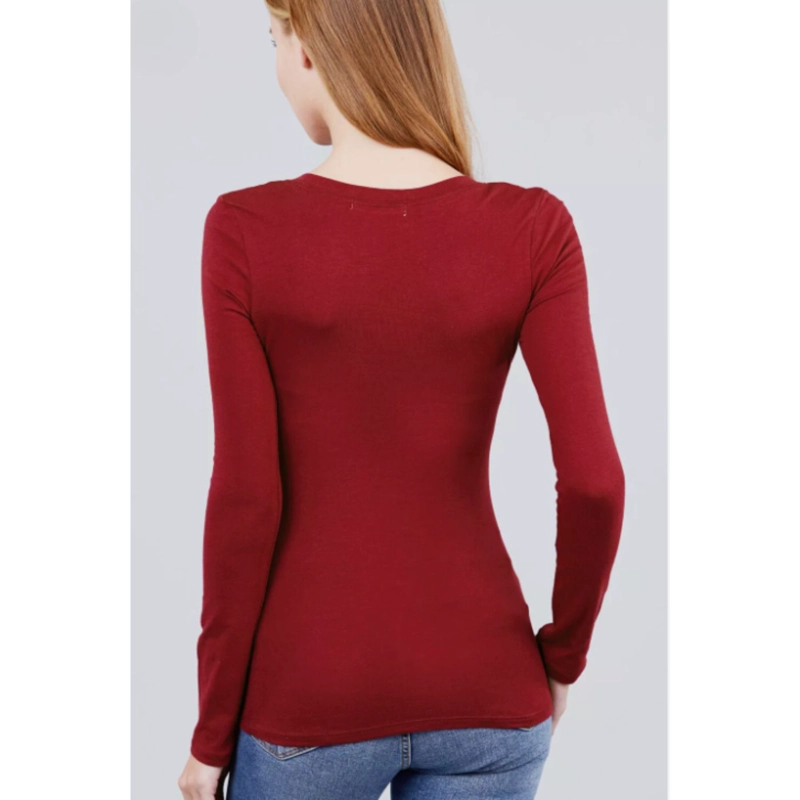 CAMISETA MUJER ELASTICADA MANGA LARGA INTERIOR POLAR 5523 - 2