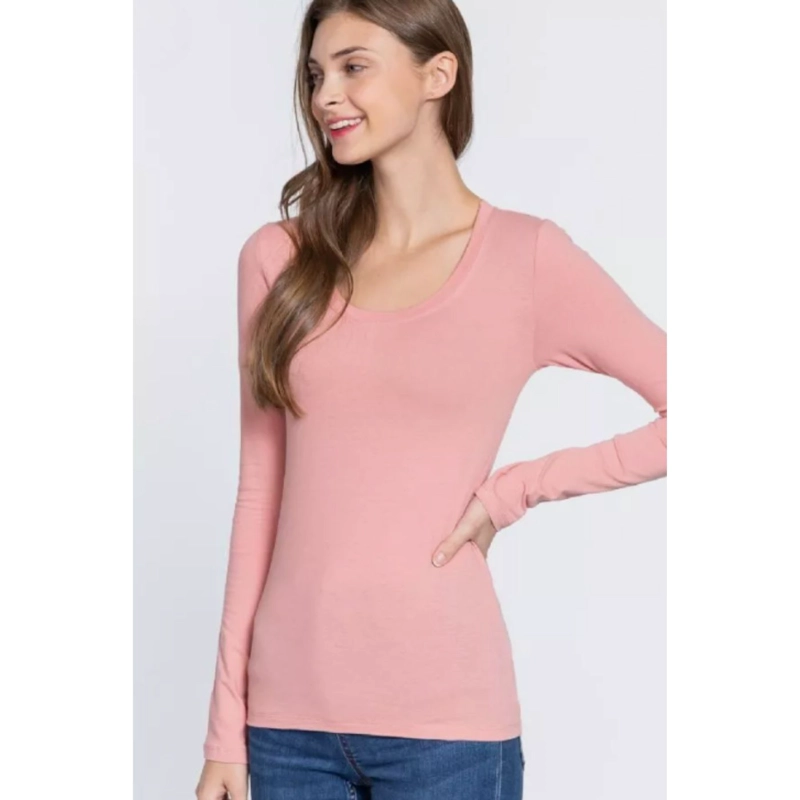 CAMISETA MUJER ELASTICADA MANGA LARGA INTERIOR POLAR 5523 - 2