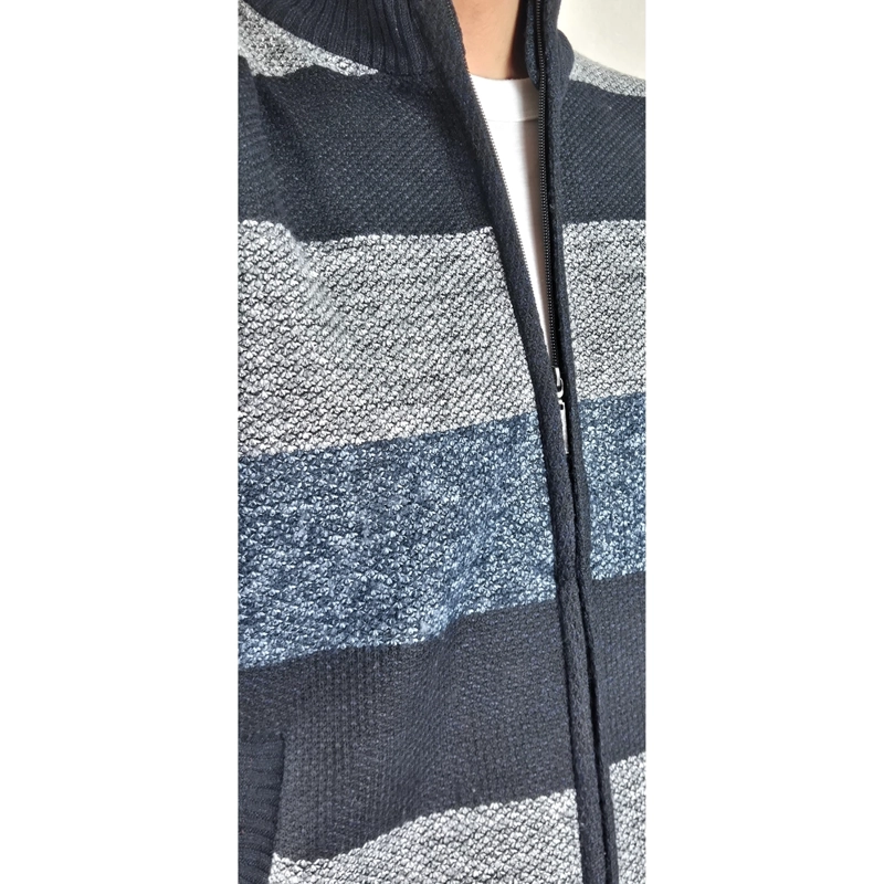 CHALECO SWEATER FRISADO HOMBRE CUELLO ALTO CIERRE 2113 - 5