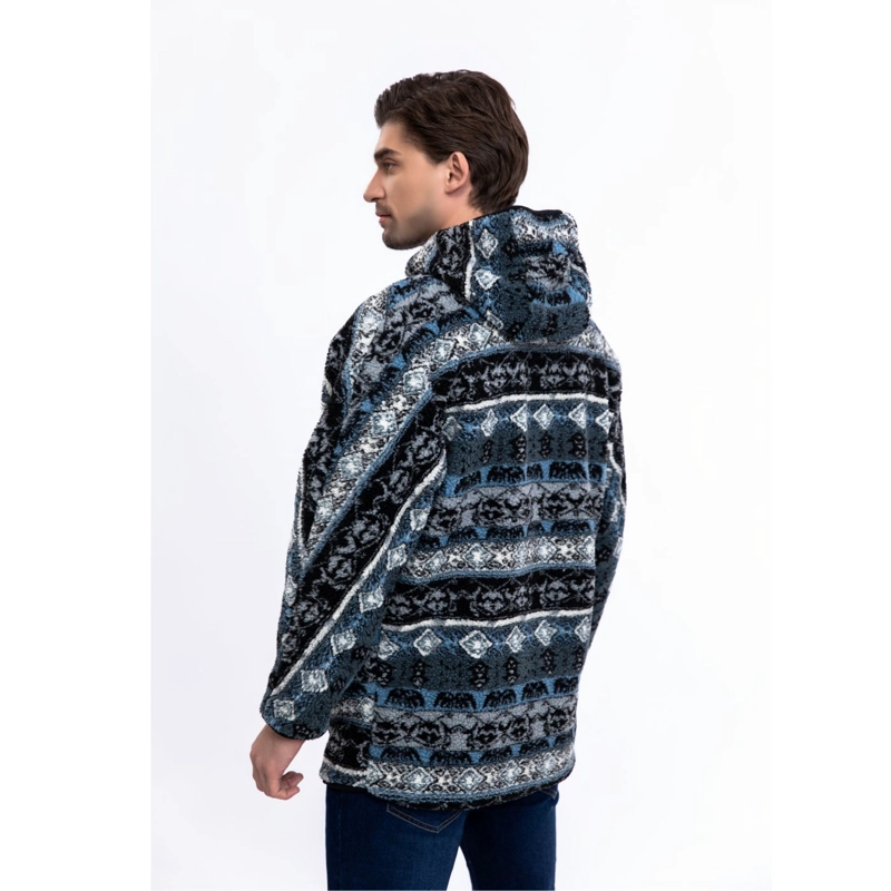 CHAQUETA HOMBRE POLERON E TNICO FORRO INTERIOR PIEL CIERRE 7570 - 3