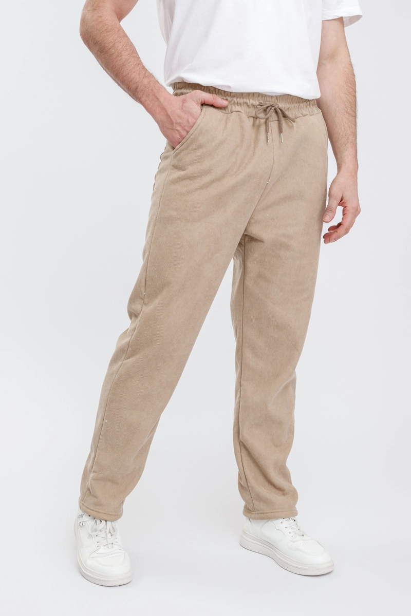 PANTALON RECTO HOMBRE COTELE  INTERIOR FRISADO EXCELENTE CALIDAD 7120 - 2