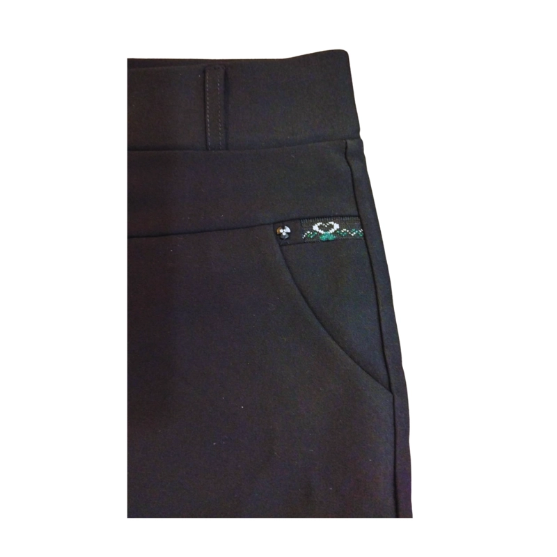 PANTALON MUJER VESTIR SEMI FORMAL CORTE RECTO 355 - 4