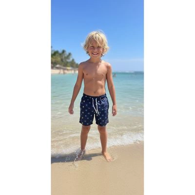 TRAJE DE BAÑO NIÑOS JOVENES FORRO MALLA DISEÑOS COLORES 9011 - 1