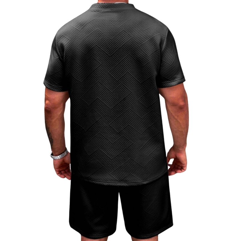 CONJUNTO HOMBRE SHORT Y POLERA TENDENCIA URBANA 0271 - 3