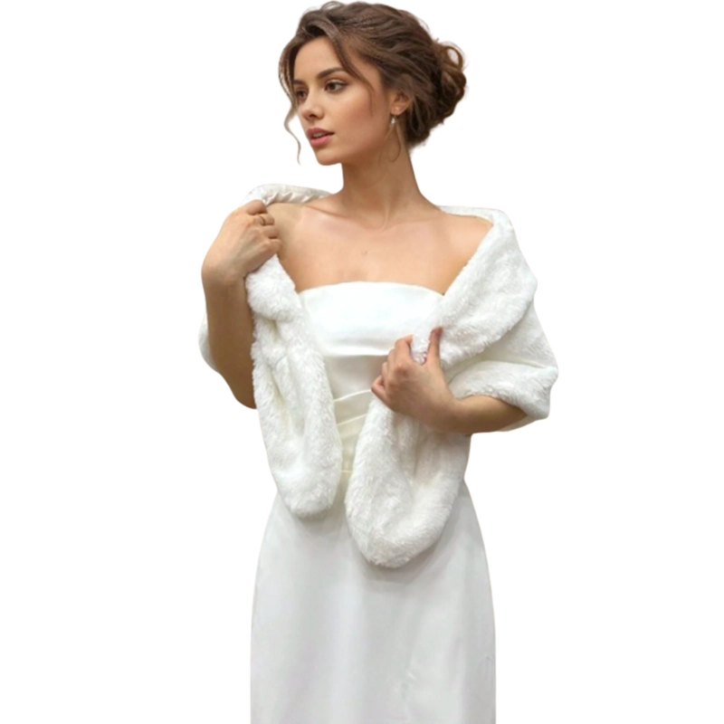 TAPADO ESTOLA ELEGANTE ENVOLVENTE ESTILO PELUCHE 6061 - 1