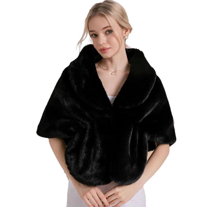 TAPADO ESTOLA ELEGANTE ENVOLVENTE ESTILO PELUCHE 6061 - 1